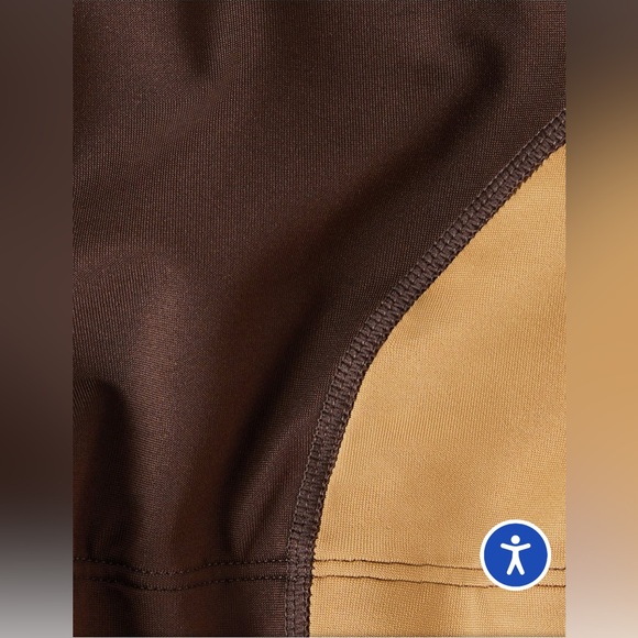 Fabletics Brown and Tan Sports Bra NWT - Picture 3 of 7